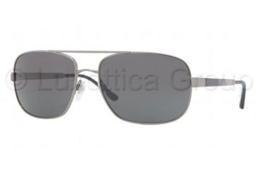 Image of Burberry BE3064 Progressive Prescription Sunglasses BE3064-117387-6017 - Lens Diameter 60 mm, Frame Color Nickel