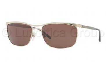 Image of Burberry BE3065 Progressive Prescription Sunglasses BE3065-114573-5817 - Lens Diameter 58 mm, Frame Color Burberry Gold