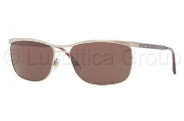 Image of Burberry BE3065 Progressive Prescription Sunglasses BE3065-116773-5817 - Lens Diameter 58 mm, Frame Color Brushed Burberry Gold