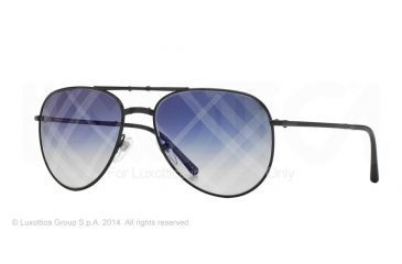 Image of Burberry BE3071 Single Vision Prescription Sunglasses BE3071-1001B2-57 - Lens Diameter 57 mm, Frame Color Black