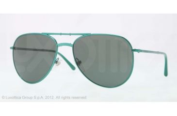 Image of Burberry BE3071 Single Vision Prescription Sunglasses BE3071-117771-57 - Lens Diameter 57 mm, Lens Diameter 57 mm, Frame Color Green
