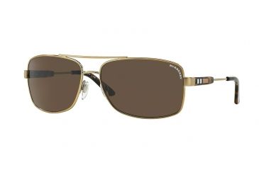 Image of Burberry BE3074 Single Vision Prescription Sunglasses BE3074-116773-63 - Lens Diameter 63 mm, Frame Color Brushed Burberry Gold