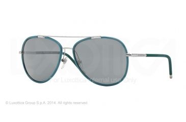 Image of Burberry BE3078J Bifocal Prescription Sunglasses BE3078J-120587-57 - Lens Diameter 57 mm, Frame Color Silver/matte Green