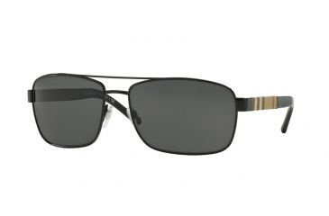 Image of Burberry BE3081 Progressive Prescription Sunglasses BE3081-100187-63 - Lens Diameter 63 mm, Frame Color Black