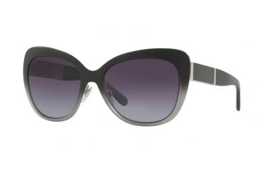 Image of Burberry BE3088 Single Vision Prescription Sunglasses BE3088-10058G-57 - Lens Diameter 57 mm, Frame Color Silver