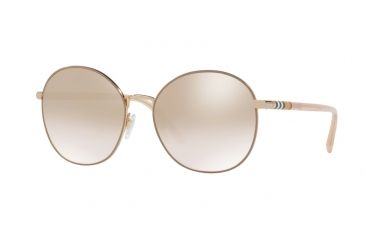 Image of Burberry BE3094 Progressive Prescription Sunglasses, 56mm, Gold, BE3094-12587I-56-PRO