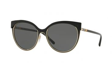 Image of Burberry BE3096 Progressive Prescription Sunglasses, 55mm, Black Light Gold, BE3096-126287-55-PRO