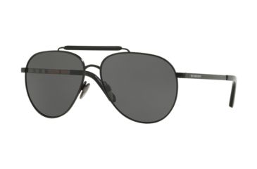 Image of Burberry BE3097 Prescription Sunglasses, 59mm, Matte Black, BE3097-10075V-59-SV