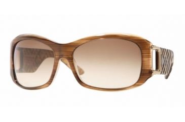 Image of Burberry BE4037 Progressive Sunglasses Brown Striped On Beige Frame / 62 mm Prescription Lenses, 308313-6216