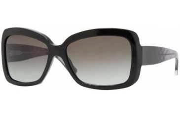Image of Burberry BE4074 Progressive Sunglasses - Black Frame / 58 mm Prescription Lenses, 316411-5815