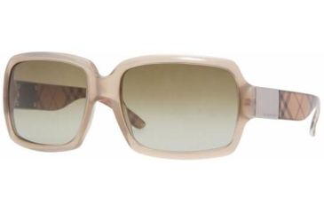 Image of Burberry BE4076 Sunglasses, Beige Frame, Brown Gradient #316613