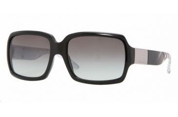 Image of Burberry BE4076 Single Vision Sunglasses, Black Frame, Gray Gradient 316711-5616