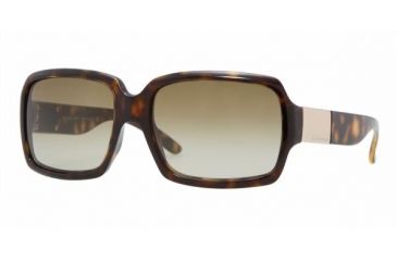 Image of Burberry BE4076 Single Vision Sunglasses, Tortoise Frame, Brown Gradient 300213-5616