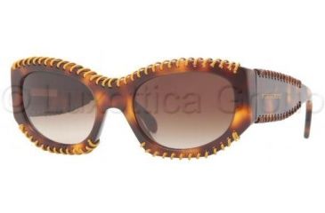 Image of Burberry BE4120Q Single Vision Prescription Sunglasses BE4120Q-331613-5420 - Lens Diameter 54 mm, Frame Color Dark Havana