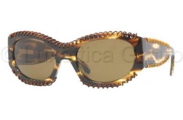 Image of Burberry BE4120Q Single Vision Prescription Sunglasses BE4120Q-332373-5420 - Lens Diameter 54 mm, Frame Color Light Havana