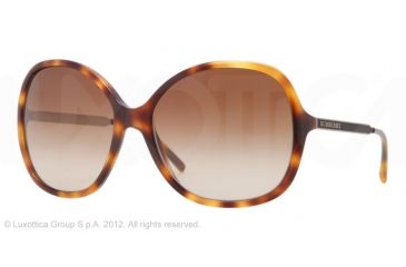 Image of Burberry BE4126 Single Vision Prescription Sunglasses BE4126-331613-59 - Lens Diameter 59 mm, Frame Color Havana