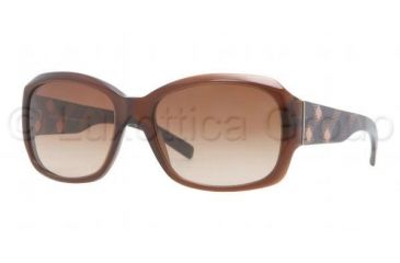 Image of Burberry BE4129 Single Vision Prescription Sunglasses BE4129-301113-5617 - Frame Color Brown, Lens Diameter 56 mm