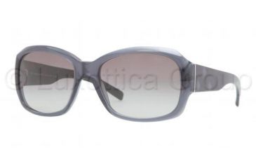 Image of Burberry BE4129 Single Vision Prescription Sunglasses BE4129-301311-5617 - Lens Diameter 56 mm, Frame Color Transparent Blue