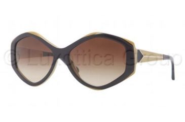 Image of Burberry BE4133 Bifocal Prescription Sunglasses BE4133-336113-5715 - Lens Diameter 57 mm, Frame Color Top/Blue Mustard