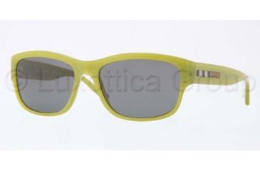 Image of Burberry BE4134 Single Vision Prescription Sunglasses BE4134-337487-5617 - Lens Diameter 56 mm, Frame Color Green