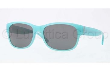 Image of Burberry BE4135 Progressive Prescription Sunglasses BE4135-337587-5818 - Lens Diameter 58 mm, Frame Color Turquoise