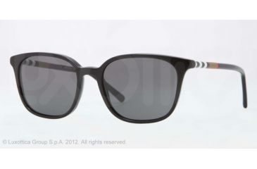 Image of Burberry BE4144 Progressive Prescription Sunglasses BE4144-300187-54 - Lens Diameter 54 mm, Lens Diameter 54 mm, Frame Color Black
