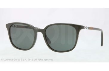 Image of Burberry BE4144 Progressive Prescription Sunglasses BE4144-339271-54 - Lens Diameter 54 mm, Lens Diameter 54 mm, Frame Color Dark Green