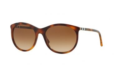 Image of Burberry BE4145 Single Vision Prescription Sunglasses BE4145-331613-55 - Lens Diameter 55 mm, Lens Diameter 55 mm, Frame Color Havana