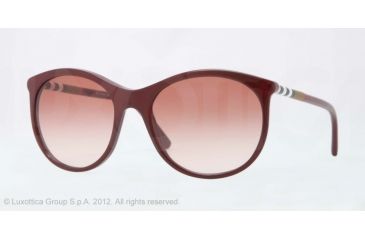 Image of Burberry BE4145 Single Vision Prescription Sunglasses BE4145-340313-55 - Lens Diameter 55 mm, Lens Diameter 55 mm, Frame Color Bordeaux