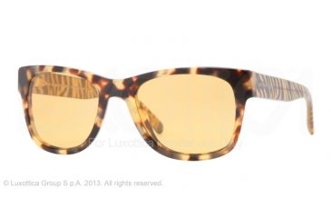Image of Burberry BE4149 Single Vision Prescription Sunglasses BE4149-341085-53 - Lens Diameter 53 mm, Frame Color Light Havana