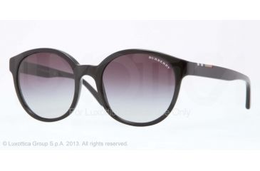 Image of Burberry BE4151 Progressive Prescription Sunglasses BE4151-30018G-52 - Lens Diameter 52 mm, Frame Color Black