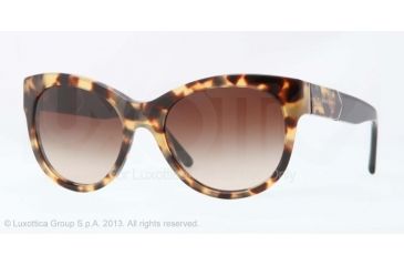 Image of Burberry BE4156 Single Vision Prescription Sunglasses BE4156-327813-53 - Lens Diameter 53 mm, Frame Color Yellow Havana