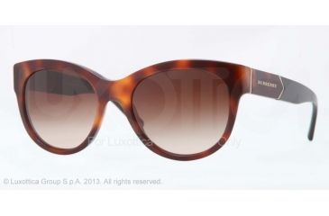 Image of Burberry BE4156 Single Vision Prescription Sunglasses BE4156-331613-53 - Lens Diameter 53 mm, Frame Color Havana