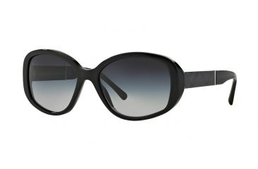 Image of Burberry BE4159 Single Vision Prescription Sunglasses BE4159-30018G-57 - Lens Diameter 57 mm, Frame Color Black
