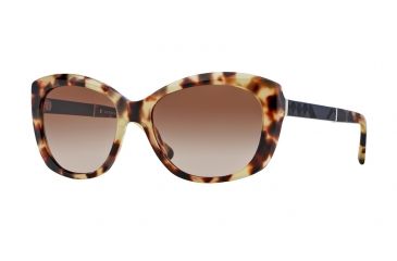 Image of Burberry BE4164 Bifocal Prescription Sunglasses BE4164-327813-55 - Lens Diameter 55 mm, Frame Color Light Havana