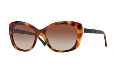 Image of Burberry BE4164 Bifocal Prescription Sunglasses BE4164-331613-55 - Lens Diameter 55 mm, Frame Color Light Havana