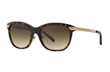 Image of Burberry BE4169Q Single Vision Prescription Sunglasses BE4169Q-300213-57 - Lens Diameter 57 mm, Frame Color Dark Havana