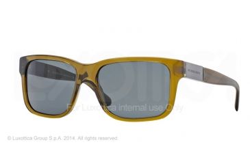 Image of Burberry BE4170 Progressive Prescription Sunglasses BE4170-335687-57 - Lens Diameter 57 mm, Frame Color Olive