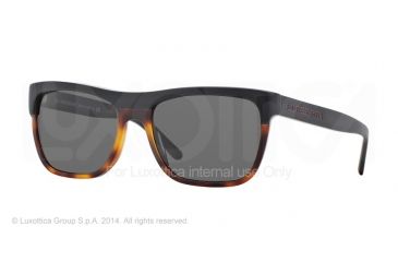 Image of Burberry BE4171 Single Vision Prescription Sunglasses BE4171-346287-57 - Lens Diameter 57 mm, Frame Color Top Black/light Havana