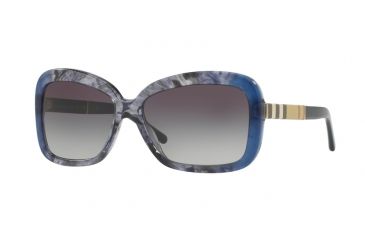 Image of Burberry BE4173 Single Vision Prescription Sunglasses BE4173-36138G-58 - Lens Diameter 58 mm, Frame Color Blue Gradient Striped