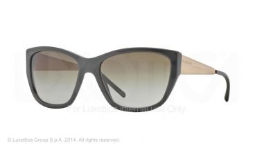 Image of Burberry BE4174 Single Vision Prescription Sunglasses BE4174-337313-56 - Lens Diameter 56 mm, Frame Color Green