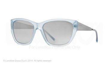 Image of Burberry BE4174 Single Vision Prescription Sunglasses BE4174-34826V-56 - Lens Diameter 56 mm, Frame Color Azure