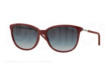 Image of Burberry BE4180 Single Vision Prescription Sunglasses BE4180-34318G-57 - Lens Diameter 57 mm, Frame Color Red