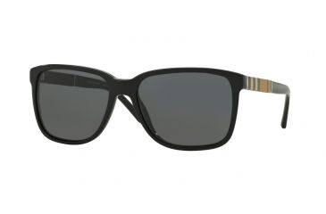 Image of Burberry BE4181 Progressive Prescription Sunglasses BE4181-300187-58 - Lens Diameter 58 mm, Frame Color Black