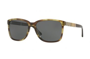 Image of Burberry BE4181 Progressive Prescription Sunglasses BE4181-361187-58 - Lens Diameter 58 mm, Frame Color Striped Green