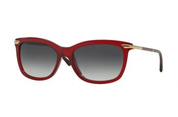 Image of Burberry BE4185 Single Vision Prescription Sunglasses BE4185-34958G-57 - Lens Diameter 57 mm, Frame Color Bordeaux