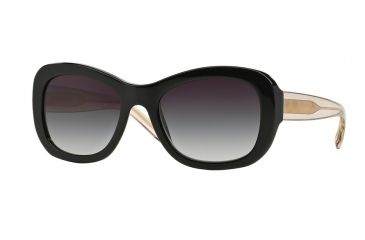 Image of Burberry BE4189 Bifocal Prescription Sunglasses BE4189-35078G-54 - Lens Diameter 54 mm, Frame Color Black