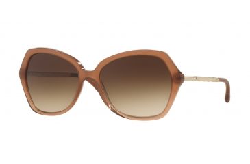 Image of Burberry BE4193 Progressive Prescription Sunglasses BE4193-317313-57 - Lens Diameter 57 mm, Frame Color Light Brown