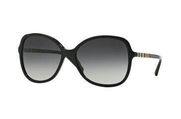 Image of Burberry BE4197 Bifocal Prescription Sunglasses BE4197-30018G-58 - Lens Diameter 58 mm, Frame Color Black