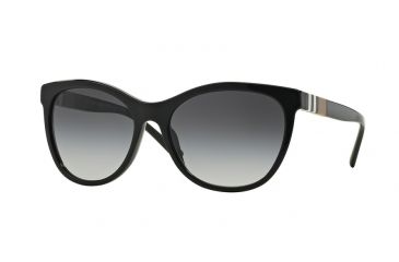 Image of Burberry BE4199 Progressive Prescription Sunglasses BE4199-30018G-58 - Lens Diameter 58 mm, Frame Color Black